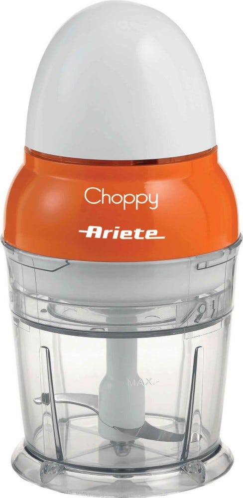 Ariete 1836 Choppy Tritatutto 0.2 lt. - Bianco / arancione