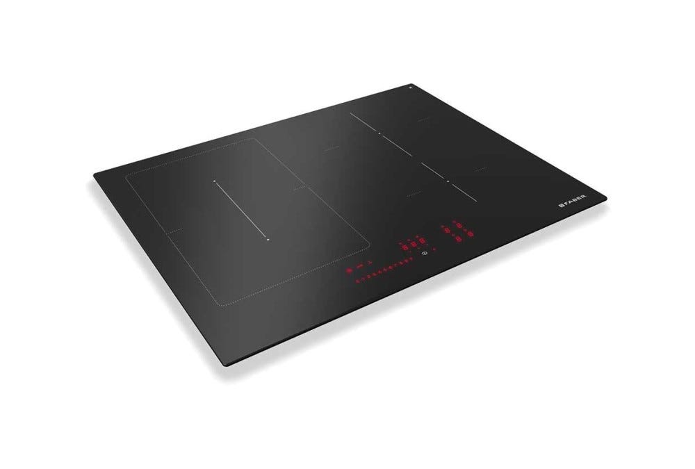 Faber FCH 64 BK KL Emotion Piano cottura a induzione cm. 58 - cristallo nero
