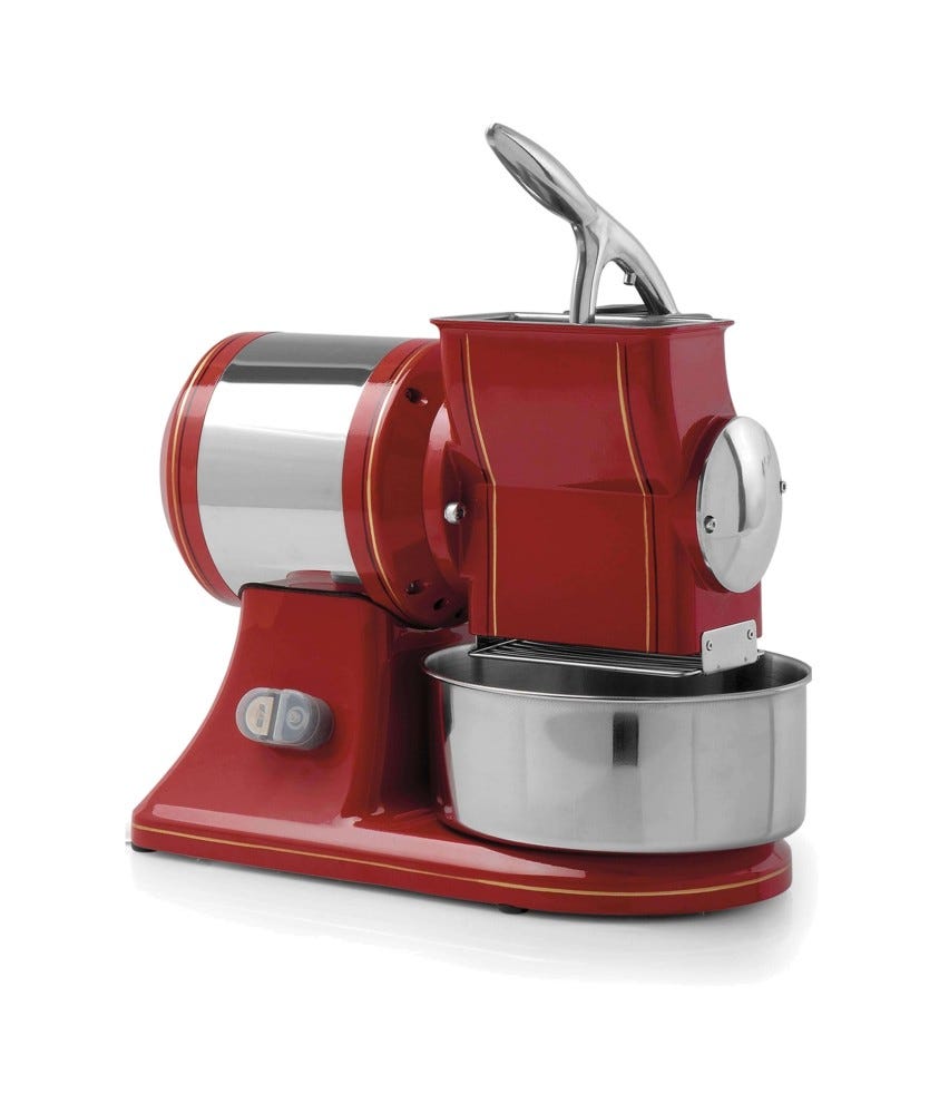Fama FGSR107 Retrò Grattugia Retrò monofase 50 kg, rullo grattugia professionale