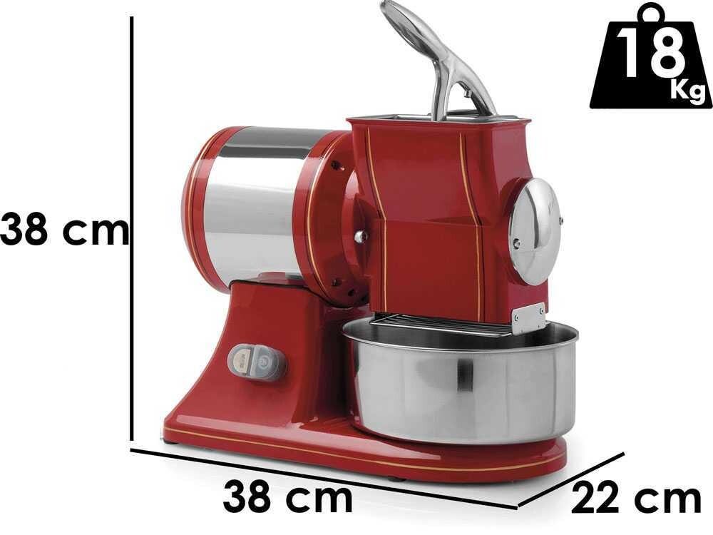 Fama FGSR107 Retrò Grattugia Retrò monofase 50 kg, rullo grattugia professionale
