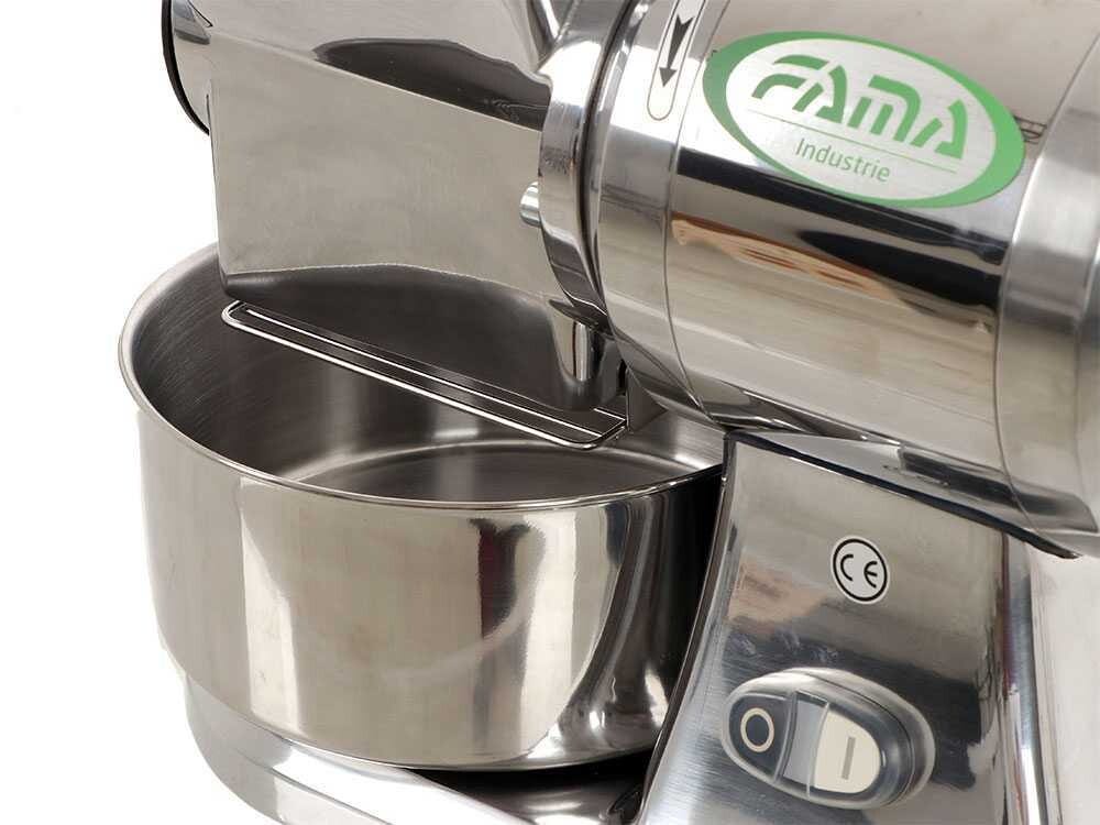 Fama FGS106 GS Grattugia professionale trifase, rullo 140×75 mm, produzione 70 kg/h, inox