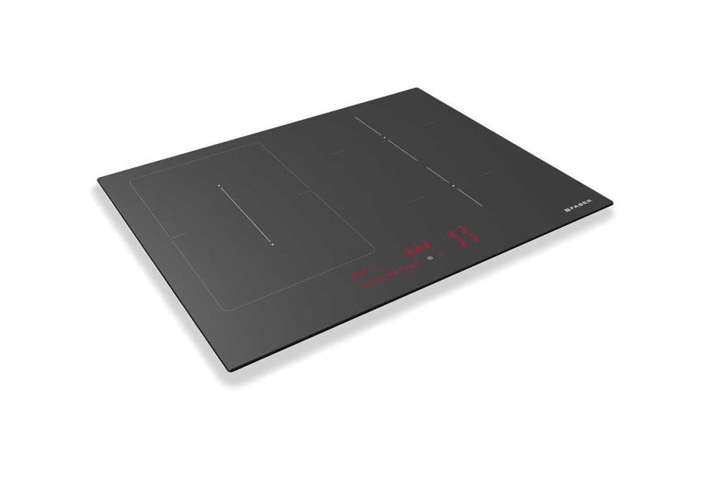 Faber FCH 64 GR KL Emotion Piano cottura a induzione cm. 58 - cristallo grigio