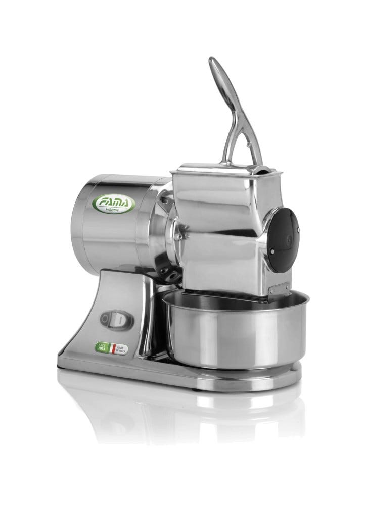 Fama FGSD107 GSD Grattugia professionale Bocca destra, monofase, rullo 140×75 mm, produzione 70 kg/h