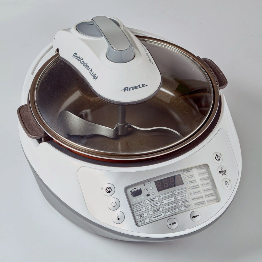 Ariete 2945 Multicooker Twist Robot da cucina multifunzione - lt. 5 - bianco / blu