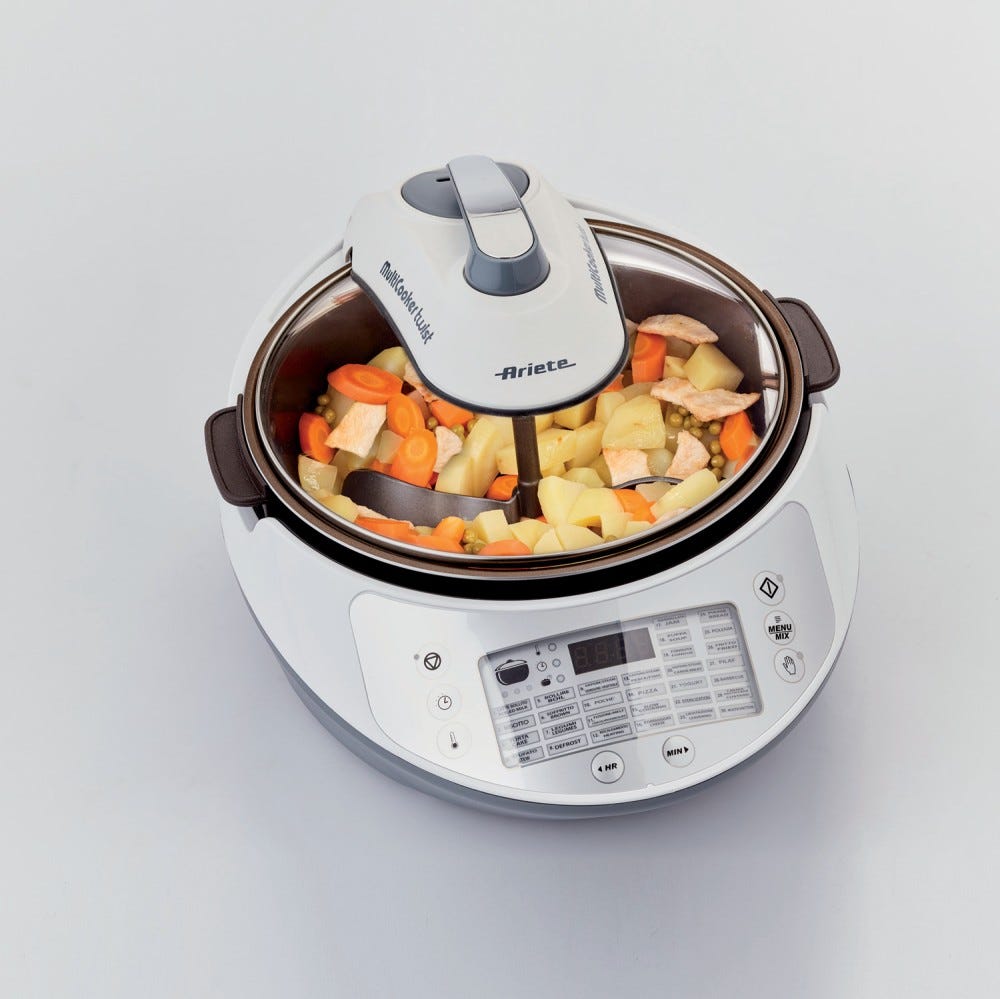 Ariete 2945 Multicooker Twist Robot da cucina multifunzione - lt. 5 - bianco / blu