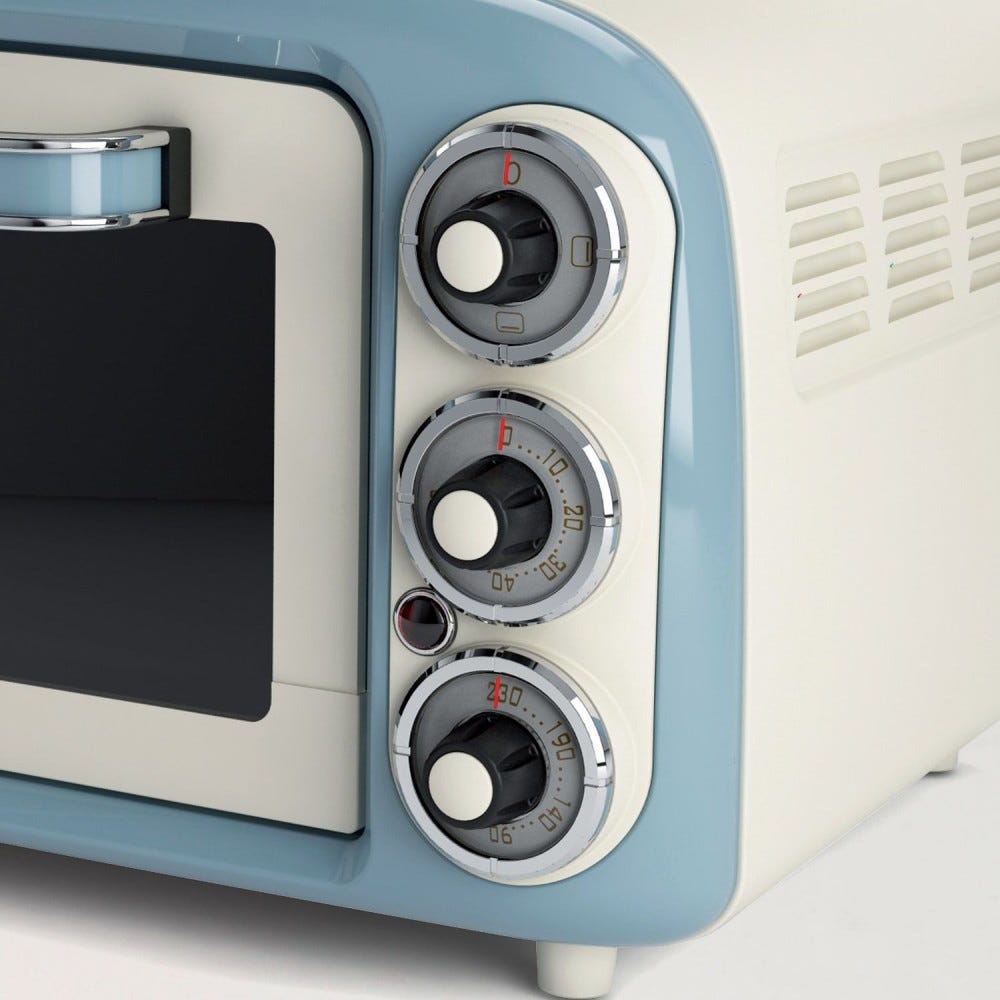 Ariete 0979 Vintage Forno elettrico cm. 40 - azzurro