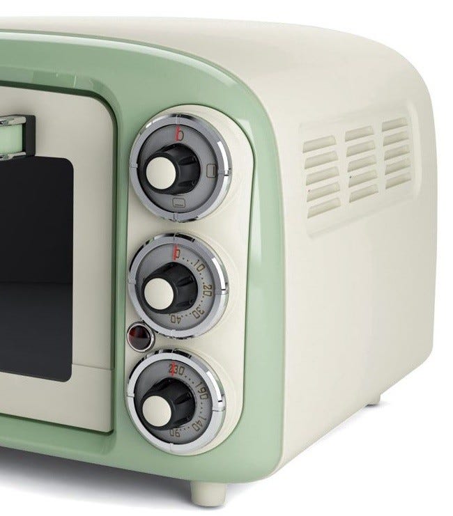 Ariete 0979 Vintage Forno elettrico cm. 40 - verde