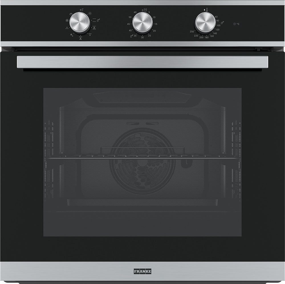 Franke FSM 82 H XS Smart Forno elettrico multifunzione cm 60 - inox satinato/cristallo nero