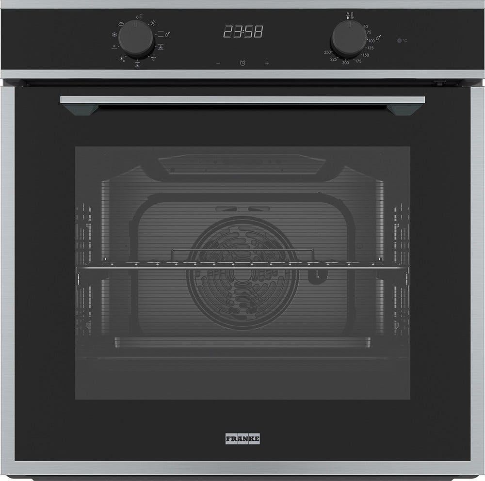 Franke FMA 86 H XS Maris Forno elettrico multifunzione cm 60 - inox satinato/cristallo nero
