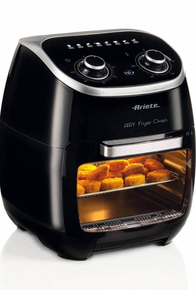 Ariete 4619 Airy Fryer Oven Friggitrice elettrica ad aria - nero