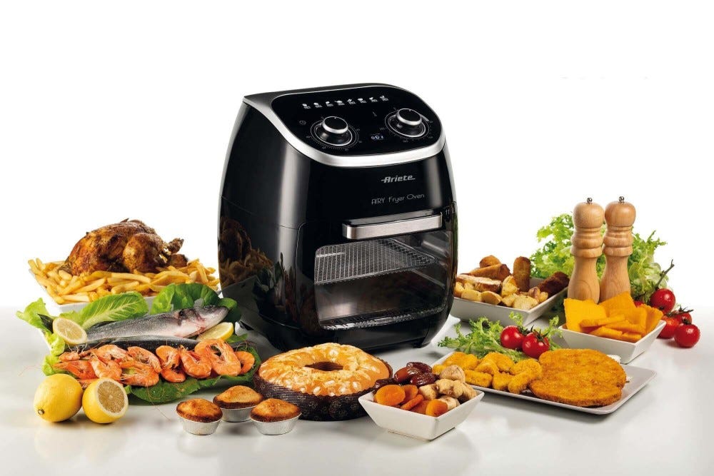 Ariete 4619 Airy Fryer Oven Friggitrice elettrica ad aria - nero
