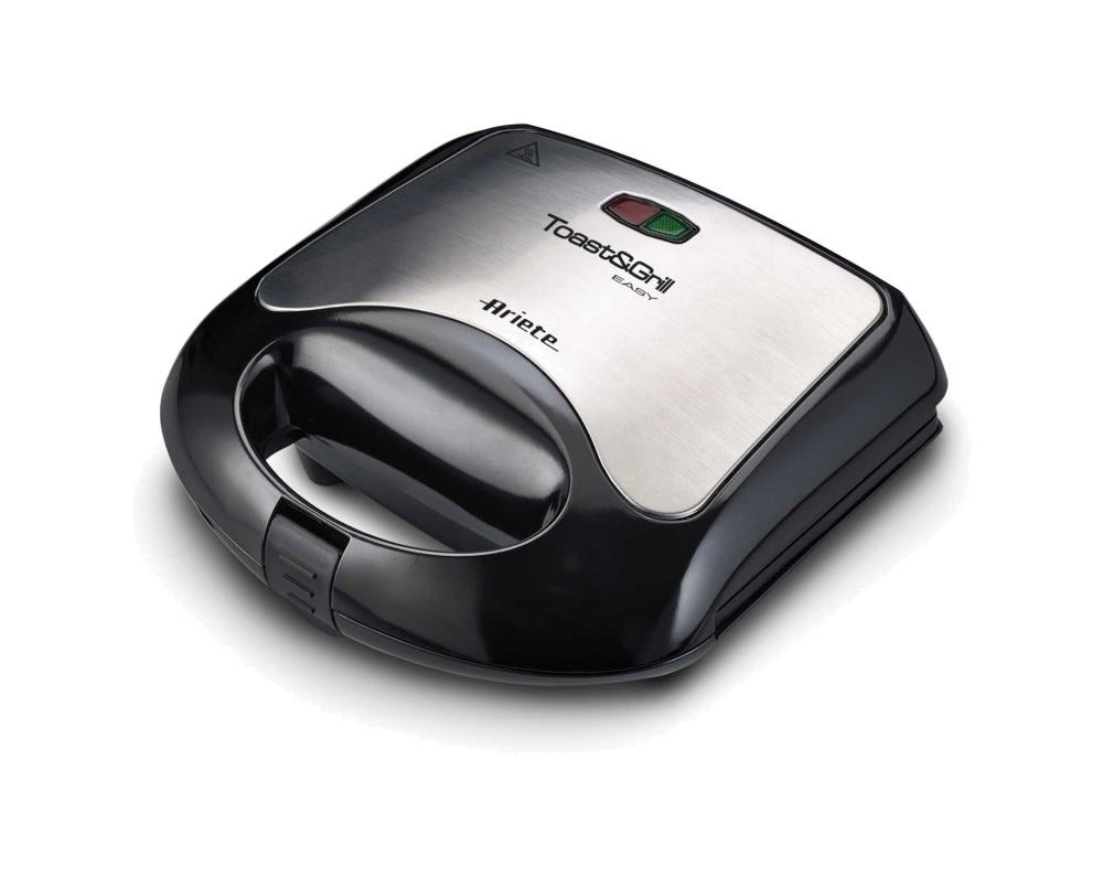 Ariete 1980 Toast & Grill Easy Bistecchiera elettrica - inox / nero