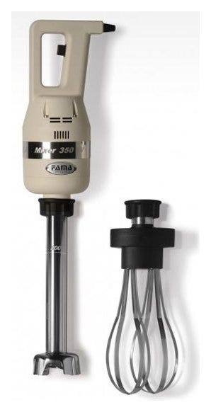 Fama FM350VVC300 Giò Heavy Mixer a immersione 350 W, velocità variabile, mescolatore 300 mm, frusta inox Heavy Pro