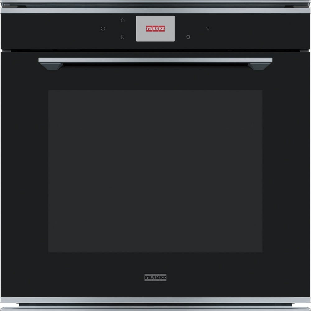 Franke FMY 99 P XS Mythos Forno elettrico multifunzione pirolitico cm 60 - inox satinato/cristallo nero