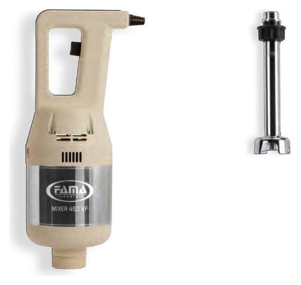 Fama FM450VF500 Giò Heavy Mixer ad immersione 450 VF con mescolatore 500 mm, 450 Watt, velocità fissa