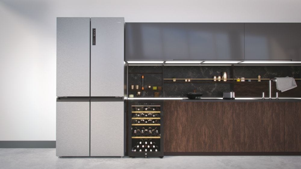 Haier HWS49GA Cantina vini a libera installazione cm. 50 - 49 bottiglie - nero