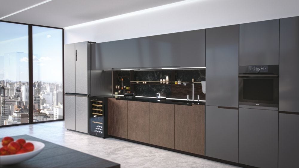 Haier HWS49GA Cantina vini a libera installazione cm. 50 - 49 bottiglie - nero