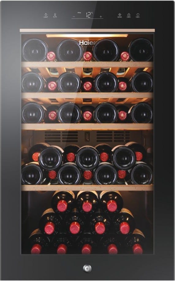 Haier HWS49GA Cantina vini a libera installazione cm. 50 - 49 bottiglie - nero