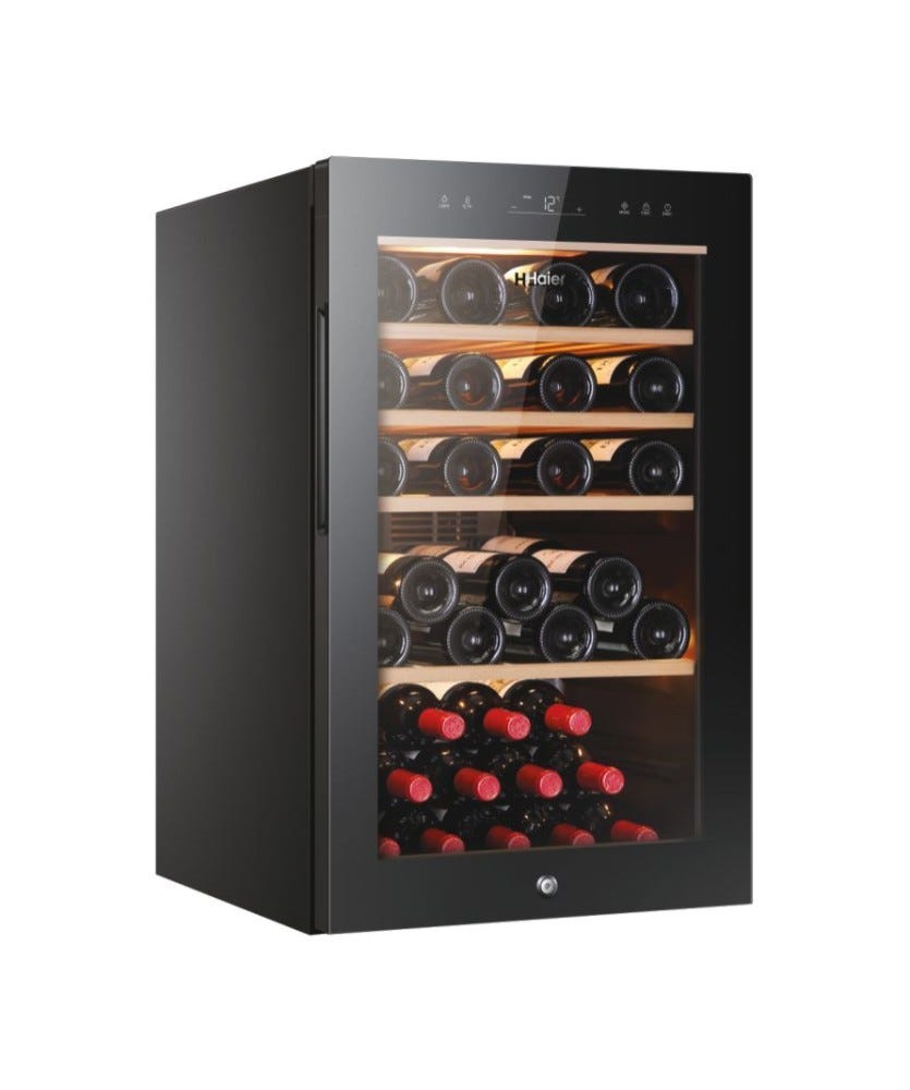 Haier HWS49GA Cantina vini a libera installazione cm. 50 - 49 bottiglie - nero