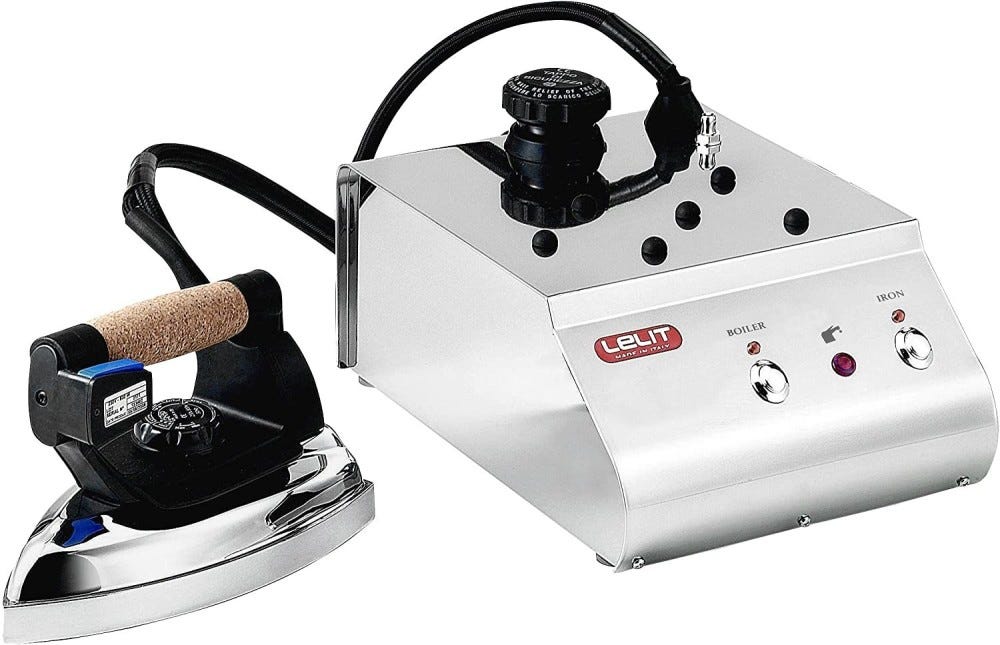 Lelit PS21 Ferro da stiro con caldaia a vapore - inox