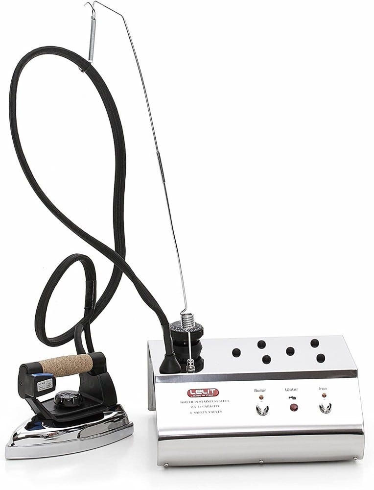 Lelit PS25 Ferro da stiro con caldaia a vapore - inox
