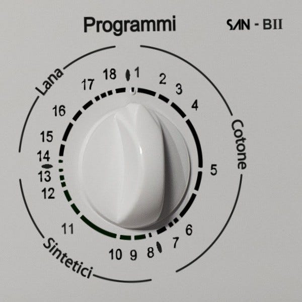 SanGiorgio S5510C Lavatrice cm. 60 - capacità 7 kg - bianco