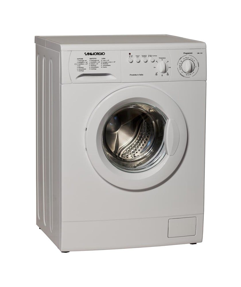 SanGiorgio S5611C Lavatrice cm. 60 - capacità 8 kg - bianco
