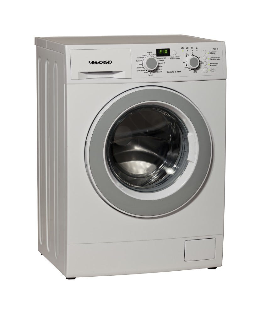 SanGiorgio SENS812D Lavatrice cm. 60 - capacità 8 kg - bianco