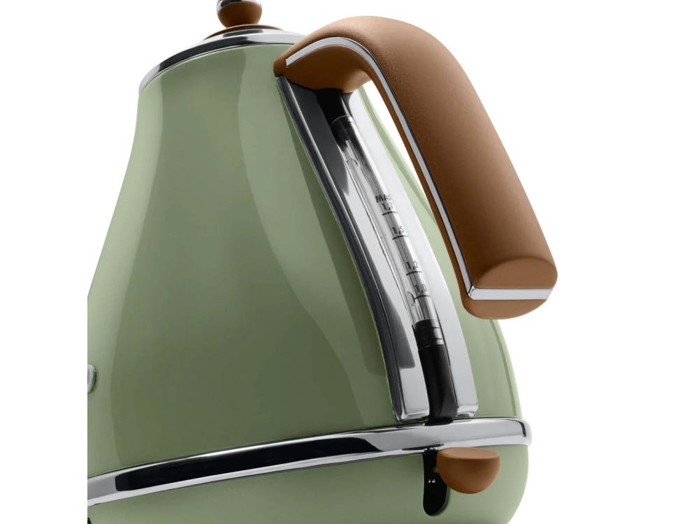 De Longhi KBOV2001 GR Icona Vintage Bollitore elettrico da 1,7 l - verde