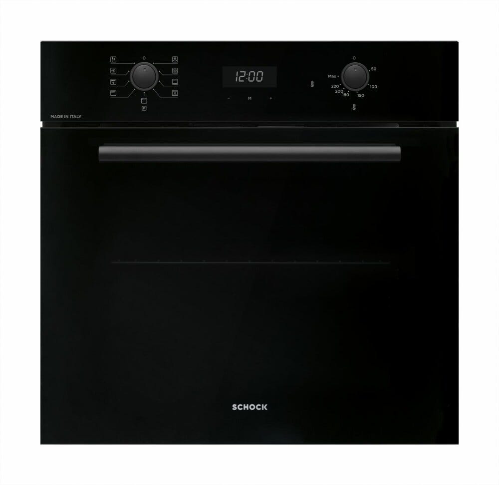 Schock SFS98BK Silver Forno elettrico multifunzione cm. 60 - nero specchiato