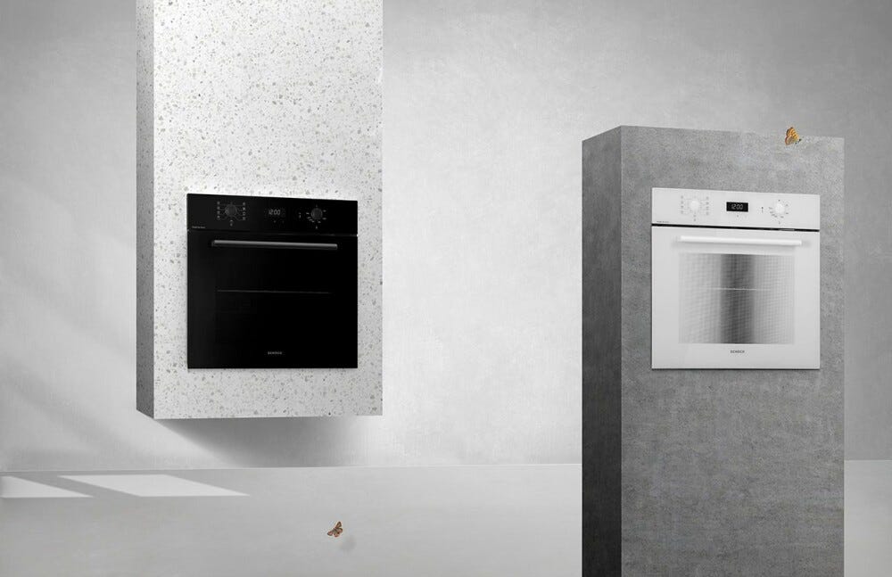 Schock SFS98BK Silver Forno elettrico multifunzione cm. 60 - nero specchiato