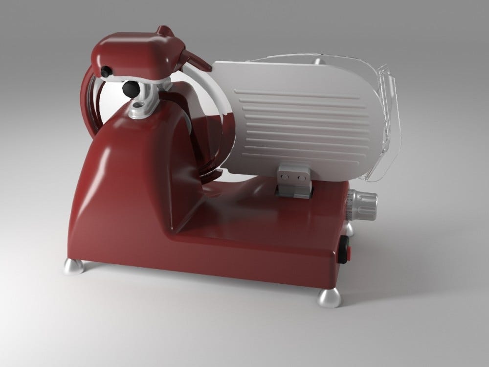 RGV LUXURY25REDEDITION Affettatrice domestica a gravità lama mm. 250 - monofase