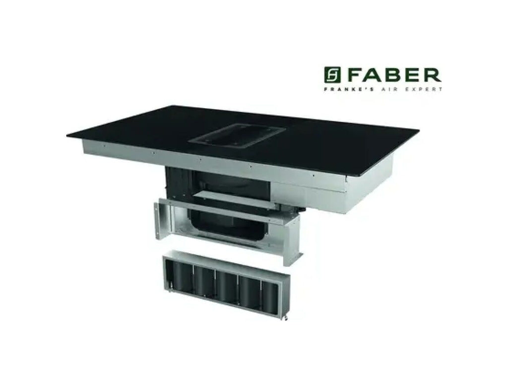 Faber GALILEO BK GLASS NG A830 Dream Piano cottura ad induzione cm. 83 con cappa integrata da 700 m3/h - vetroceramica nero
