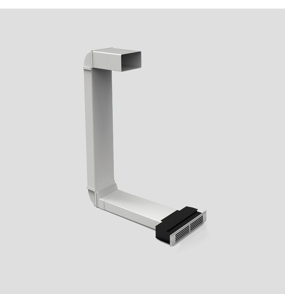 Faber GALILEO BK GLASS NG A830 Dream Piano cottura ad induzione cm. 83 con cappa integrata da 700 m3/h - vetroceramica nero