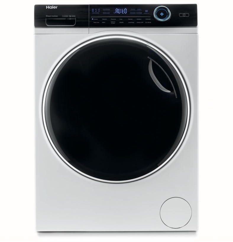 Haier HW80B14979 I-Pro Series 7 Lavatrice slim cm. 60 - profondità cm. 46 - capacità 8 kg - bianco