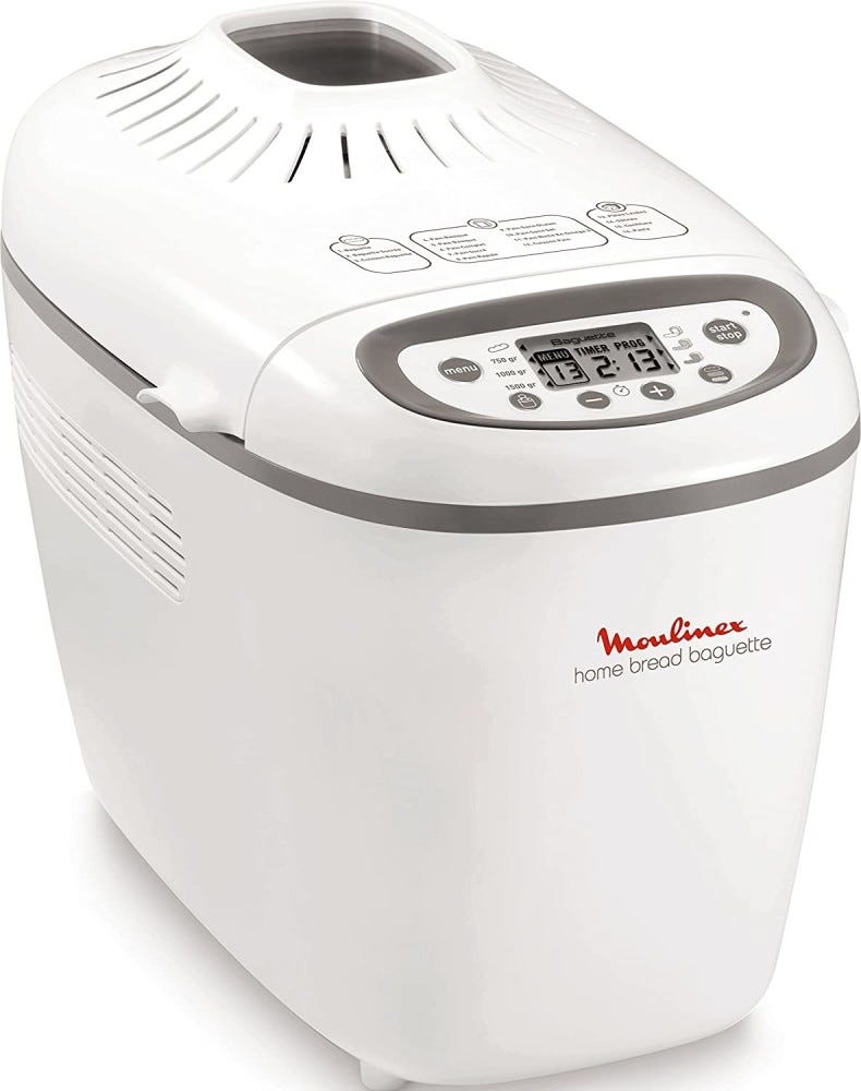 Moulinex OW6101 Home Bread Baguette Macchina del pane - bianco
