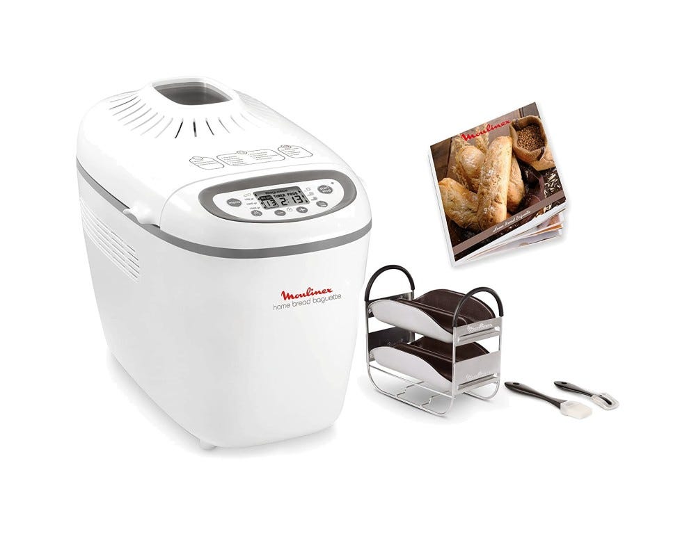 Moulinex OW6101 Home Bread Baguette Macchina del pane - bianco