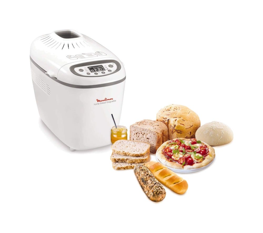 Moulinex OW6101 Home Bread Baguette Macchina del pane - bianco