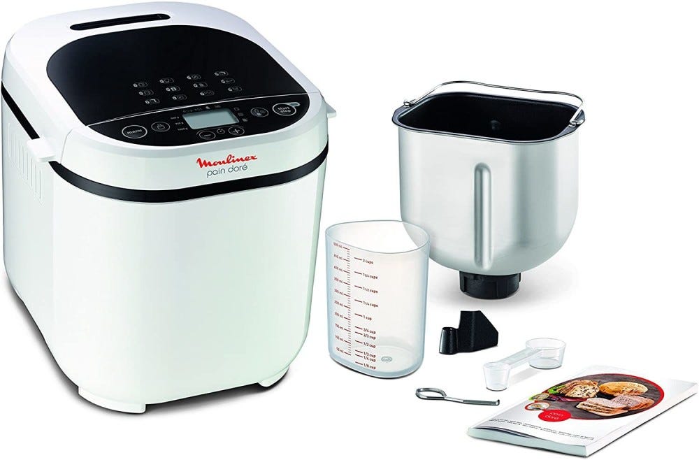 Moulinex OW210130 Pain Doré Macchina del pane - bianco