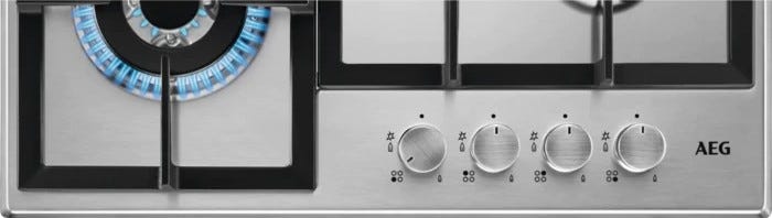 AEG HGB64400SM Slim Line Piano a cottura a gas cm. 60 - inox