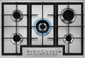 AEG HGB75400SM Slim Line Piano a cottura a gas cm. 75 - inox