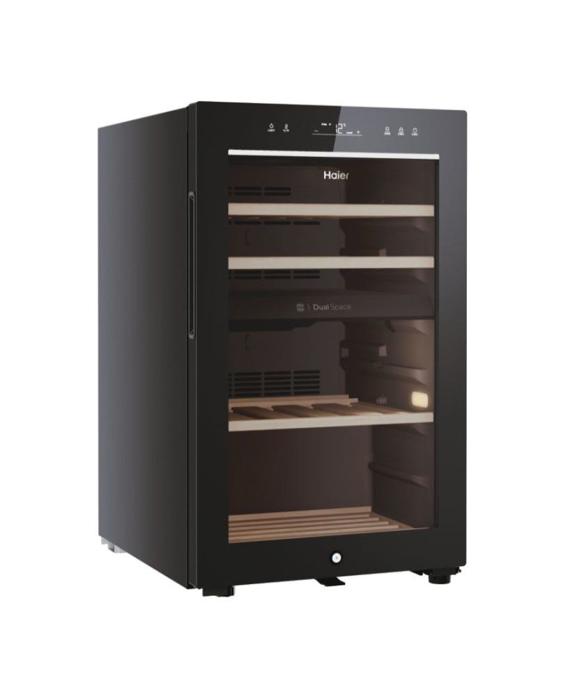 Haier HWS42GDAU1 Serie 7 Cantina vino a libera installazione cm. 50 - 42 bottiglie - nero