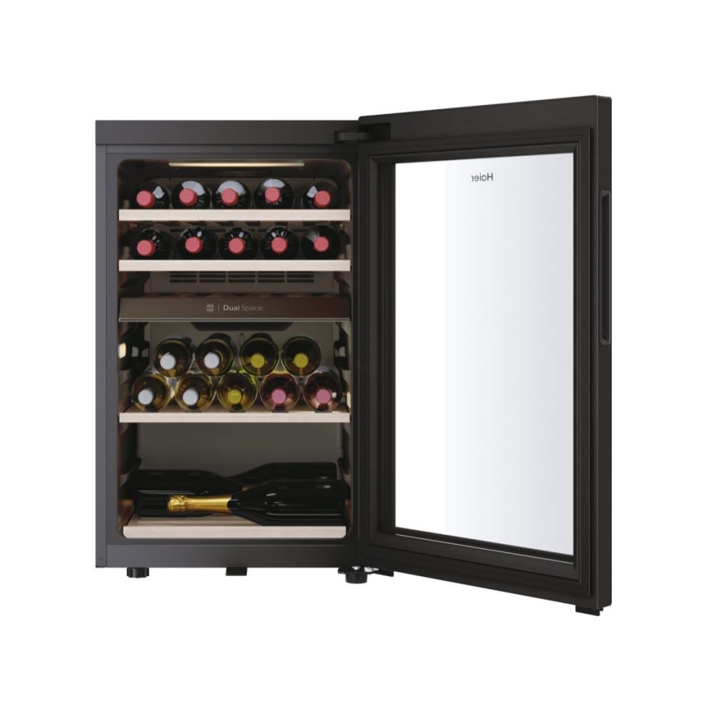 Haier HWS42GDAU1 Serie 7 Cantina vino a libera installazione cm. 50 - 42 bottiglie - nero