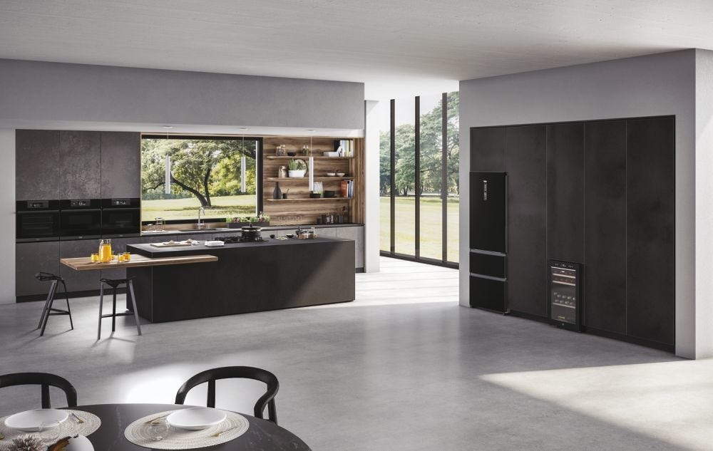 Haier HWS42GDAU1 Serie 7 Cantina vino a libera installazione cm. 50 - 42 bottiglie - nero