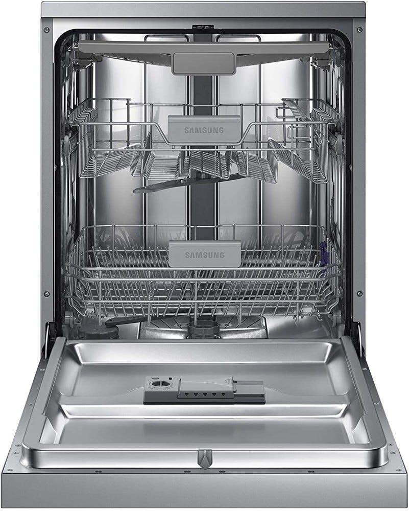 Samsung DW60M6050FS Lavastoviglie a libera installazione cm. 60 - 14 coperti - silver