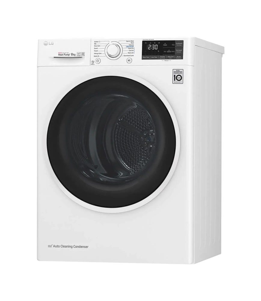 LG RC80U2AV4Q Asciugatrice cm. 60 - capacità 8 kg - bianco