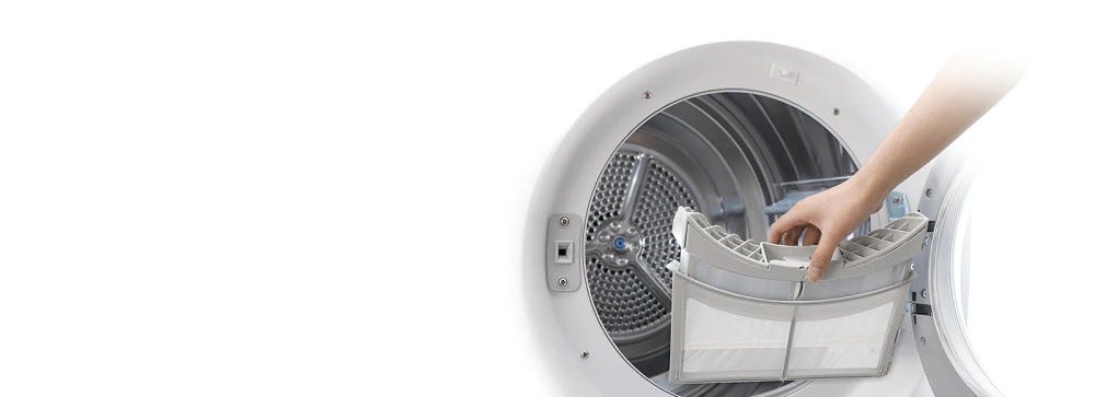 LG RC80U2AV4Q Asciugatrice cm. 60 - capacità 8 kg - bianco