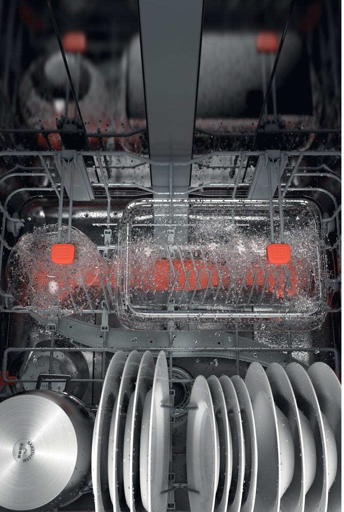 Hotpoint Ariston HFC3C26CWX Lavastoviglie a libera installazione cm. 60 - 14 coperti - inox