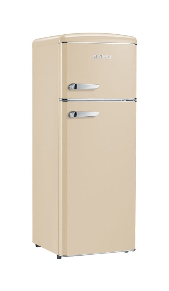 Severin RKG 8933 Frigorifero con congelatore a libera installazione - cm. 55 h 146 - lt. 208 - crema
