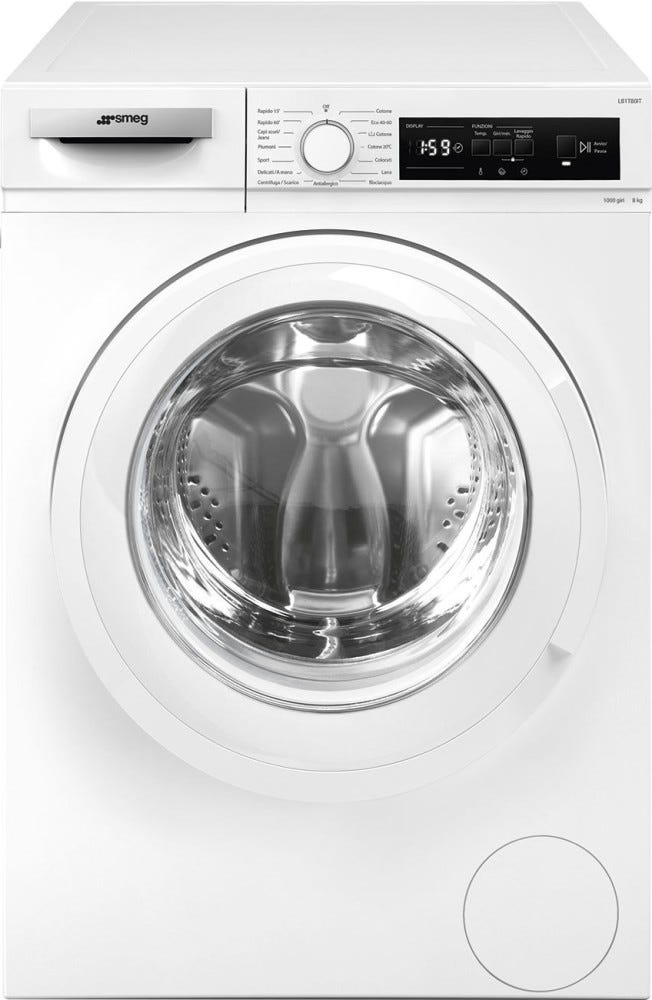 Smeg LB1T80IT Lavatrice cm. 60 - capacità 8 kg - bianco